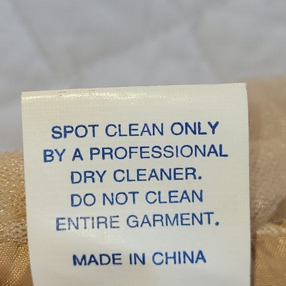 Masquerade Gold Cocktail Prom Party 3 Tiered Ruffle Mesh Midi Dress Size 5/6 - Picture 7 of 10